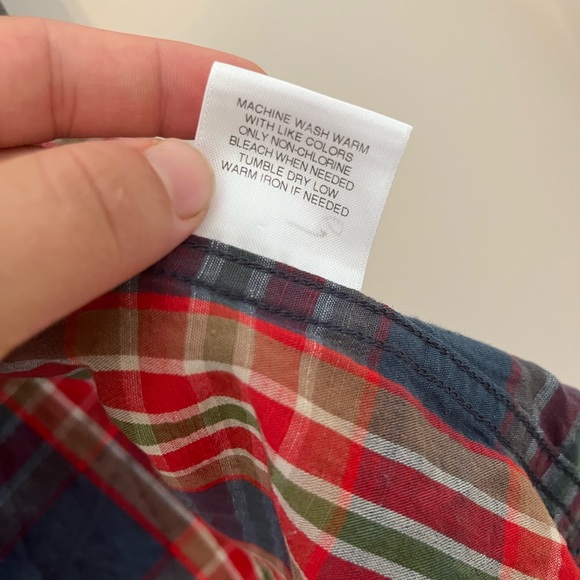 💥Cremieux Short Sleeve Button Down Plaid - Picture 5 of 6